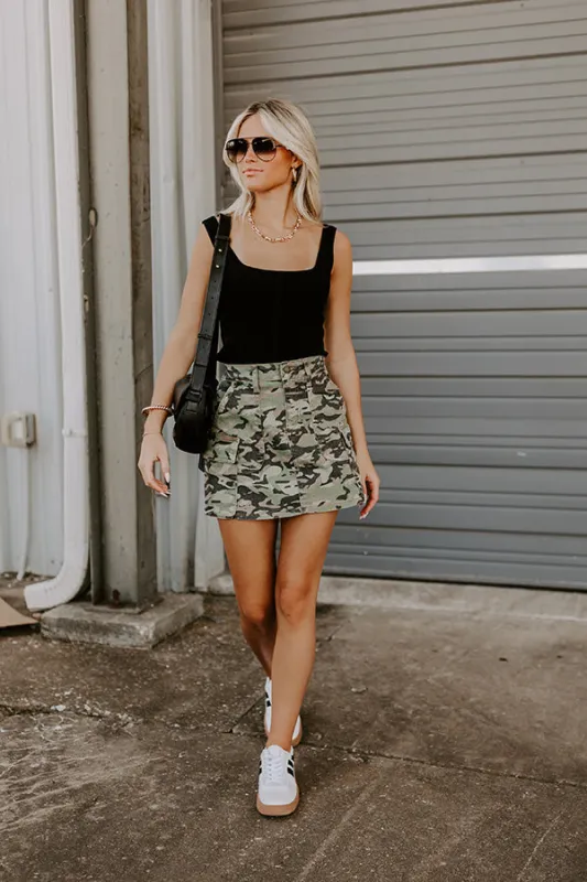 The Amy Cargo Mini Skirt sold by Impressions