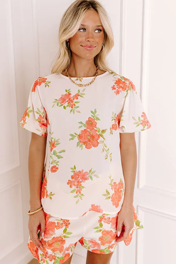 Garden Bliss Floral Shift Top sold by Impressions