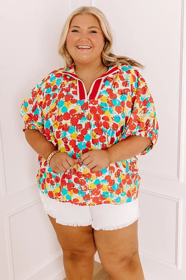 Fiesta On The Square Shift Top Curves sold by Impressions