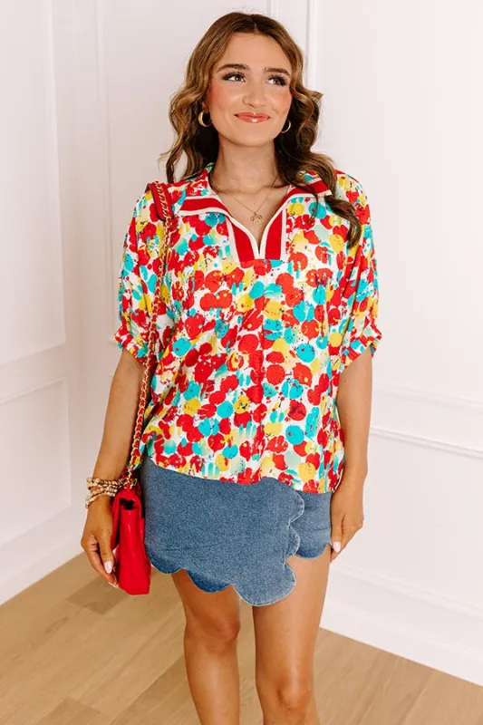 Fiesta On The Square Shift Top sold by Impressions