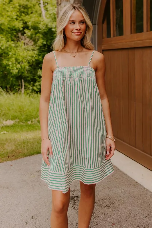 Summer Sherbet Stripe Mini Dress sold by Impressions