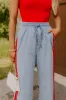 The Sofia Midrise Wide Leg Pants in Red sold by Impressions