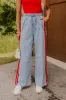 The Sofia Midrise Wide Leg Pants in Red sold by Impressions