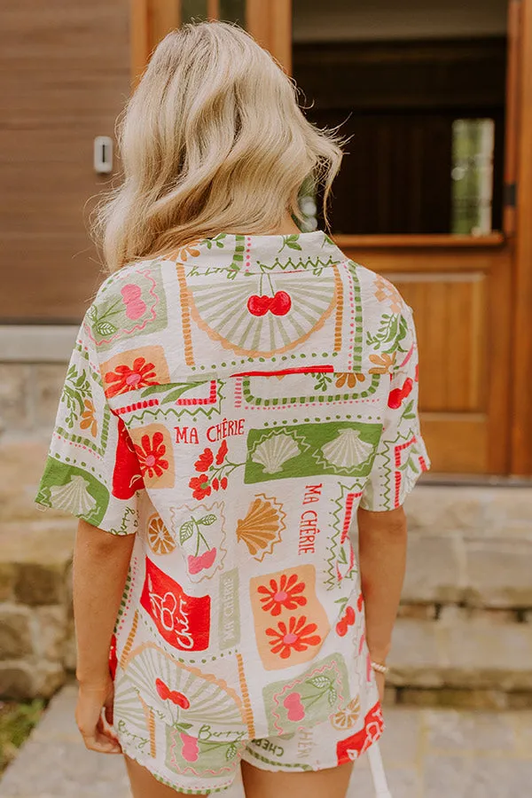 Ma Cherie Button Up Top sold by Impressions product image thumbnail 4