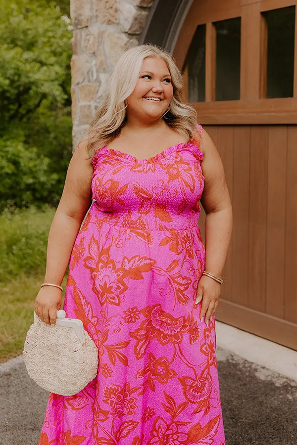 Fiesta On The Square Floral Midi Dress Curves sold by Impressions product image thumbnail 3