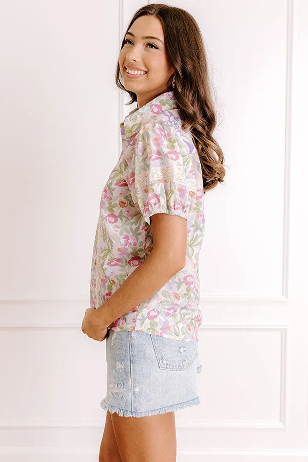 Sunday Brunch Floral Button Up sold by Impressions product image thumbnail 2