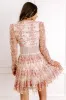 Garden Gathering Floral Embroidered Mini Dress sold by Impressions
