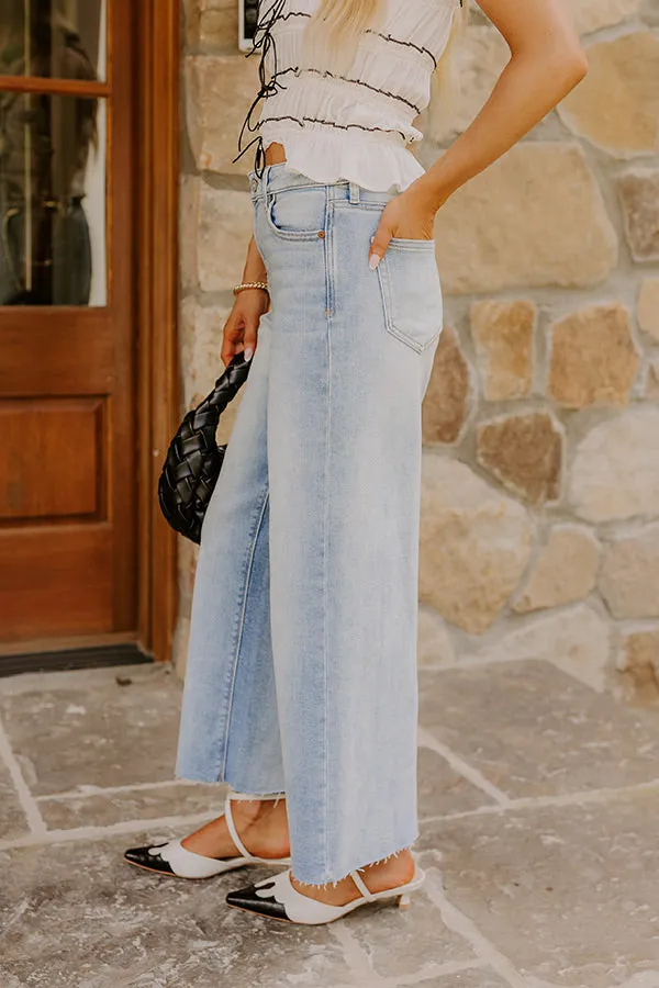 HIDDEN JEAN Nori High Waist Cropped Wide Leg Jean sold by Impressions product image thumbnail 4