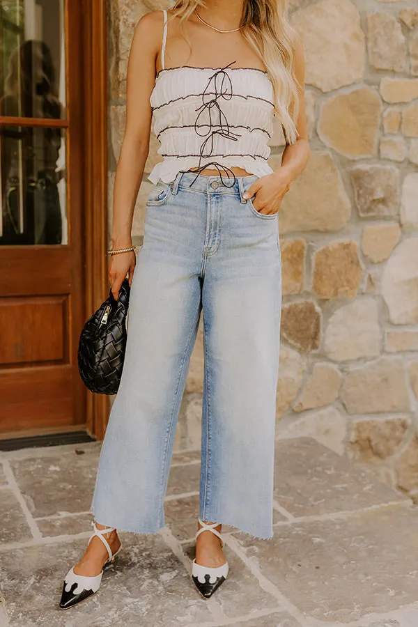 HIDDEN JEAN Nori High Waist Cropped Wide Leg Jean sold by Impressions product image thumbnail 2