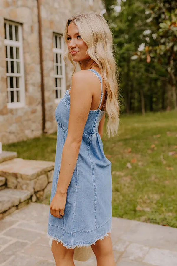 Downtown Diva Denim Mini Dress sold by Impressions product image thumbnail 5