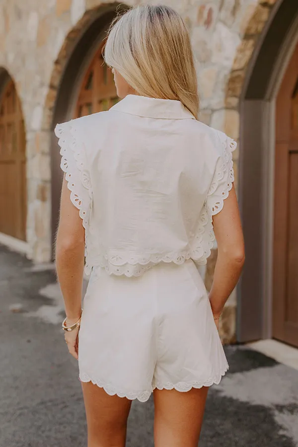 Sweet Lifestyle Embroidered Crop Top sold by Impressions product image thumbnail 5