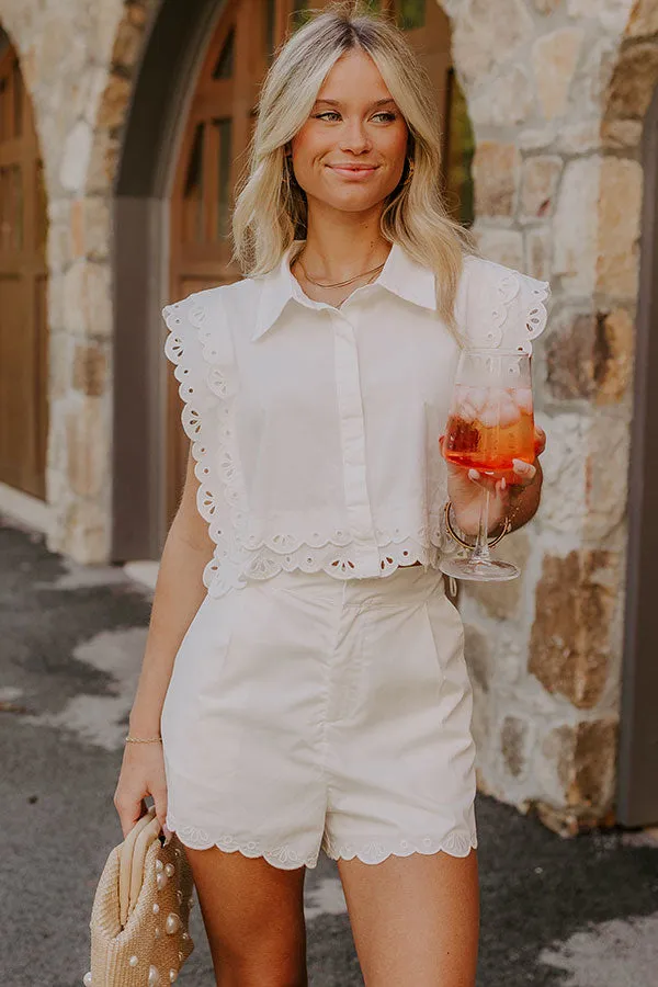 Sweet Lifestyle Embroidered Crop Top sold by Impressions product image thumbnail 2