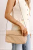 Posh Mode Faux Leather Clutch in Beige sold by Impressions