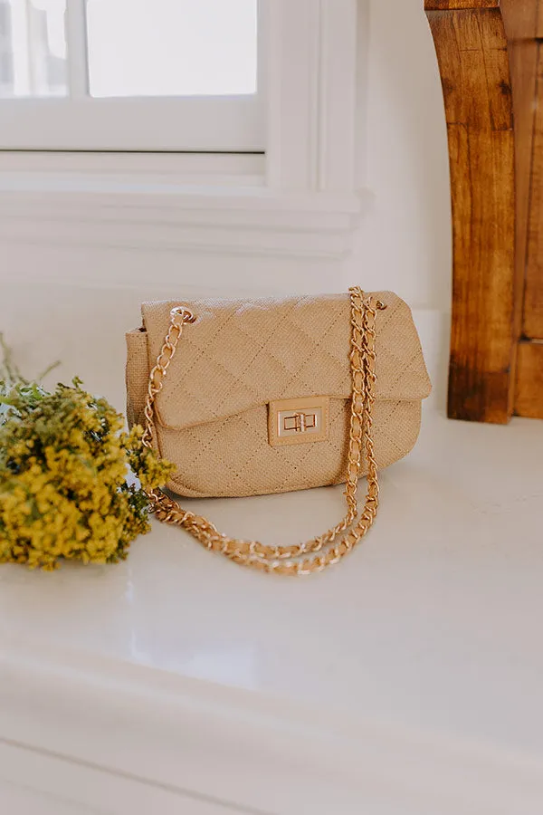 Daisy Woven Purse in Khaki sold by Impressions