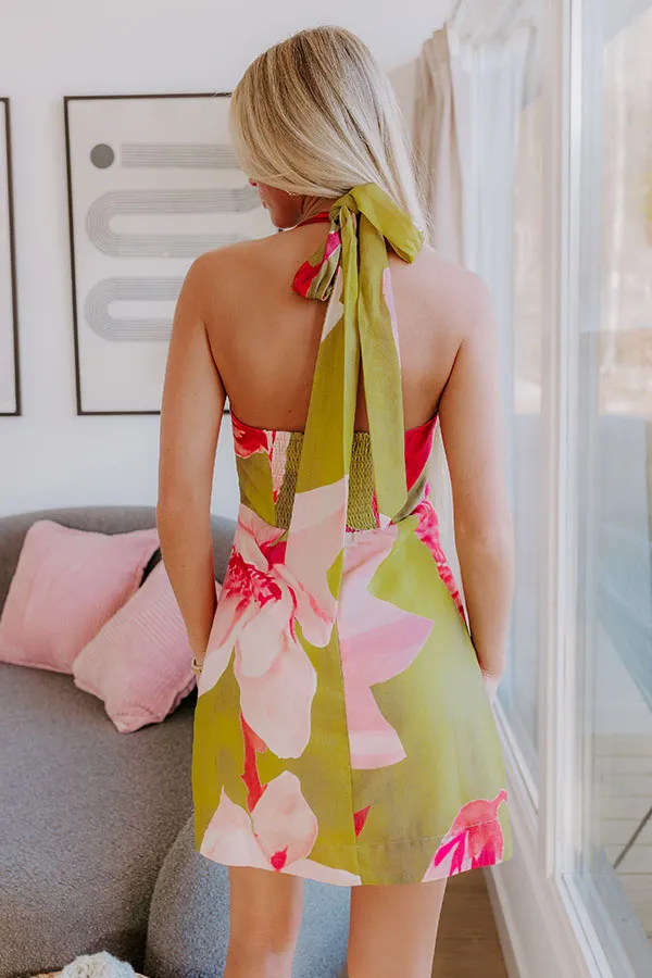 Guava Martini Mini Dress in Lime sold by Impressions product image thumbnail 4