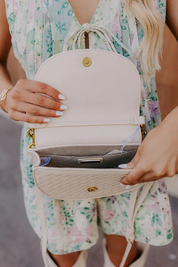 Alise Faux Leather Woven Crossbody in Cream sold by Impressions product image thumbnail 3