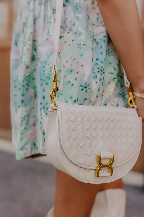 Alise Faux Leather Woven Crossbody in Cream sold by Impressions product image thumbnail 4