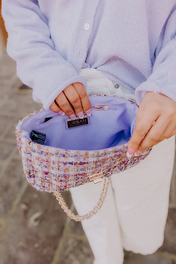 Daisy Tweed Purse in Lavender sold by Impressions product image thumbnail 3