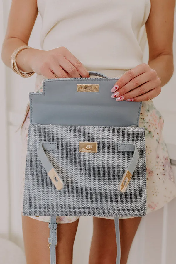 Adeline Woven Purse in Airy Blue sold by Impressions product image thumbnail 2