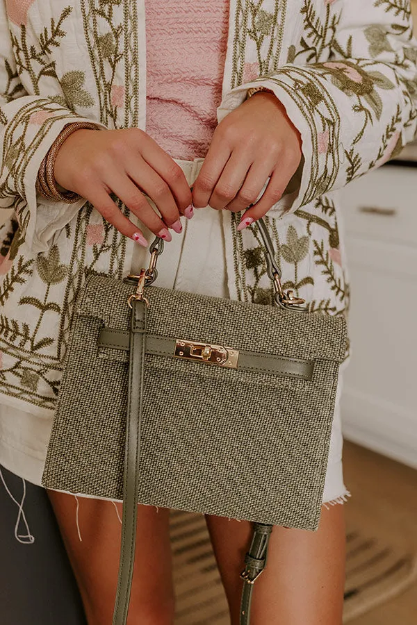 Adeline Woven Purse in Sage sold by Impressions product image thumbnail 3