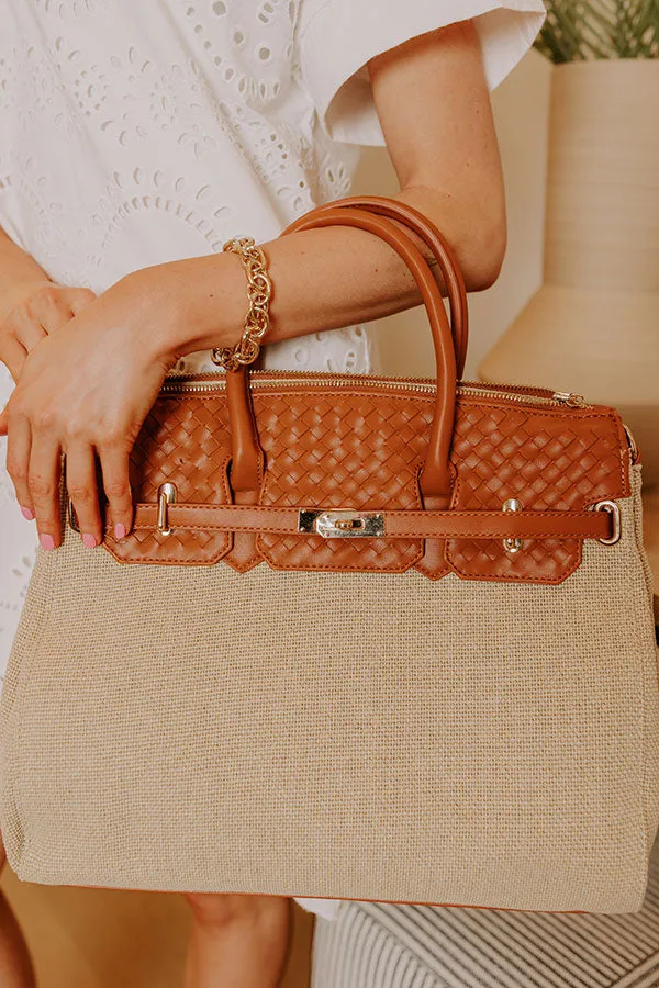 Bertha Woven Tote in Brown sold by Impressions product image thumbnail 4
