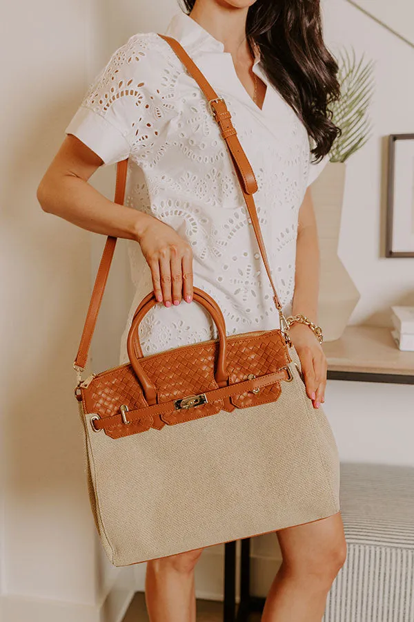 Bertha Woven Tote in Brown sold by Impressions product image thumbnail 2