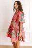Sunset In Sevilla Floral Mini Dress sold by Impressions