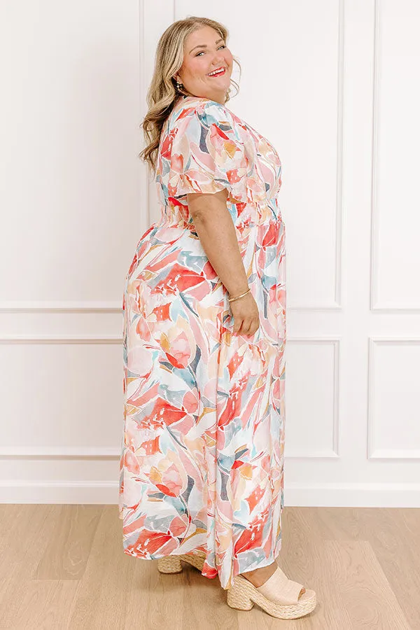 Vivid Vision Watercolor Maxi Dress Curves sold by Impressions product image thumbnail 3