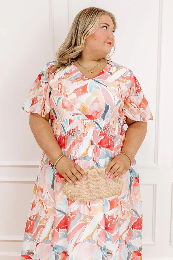 Vivid Vision Watercolor Maxi Dress Curves sold by Impressions product image thumbnail 2