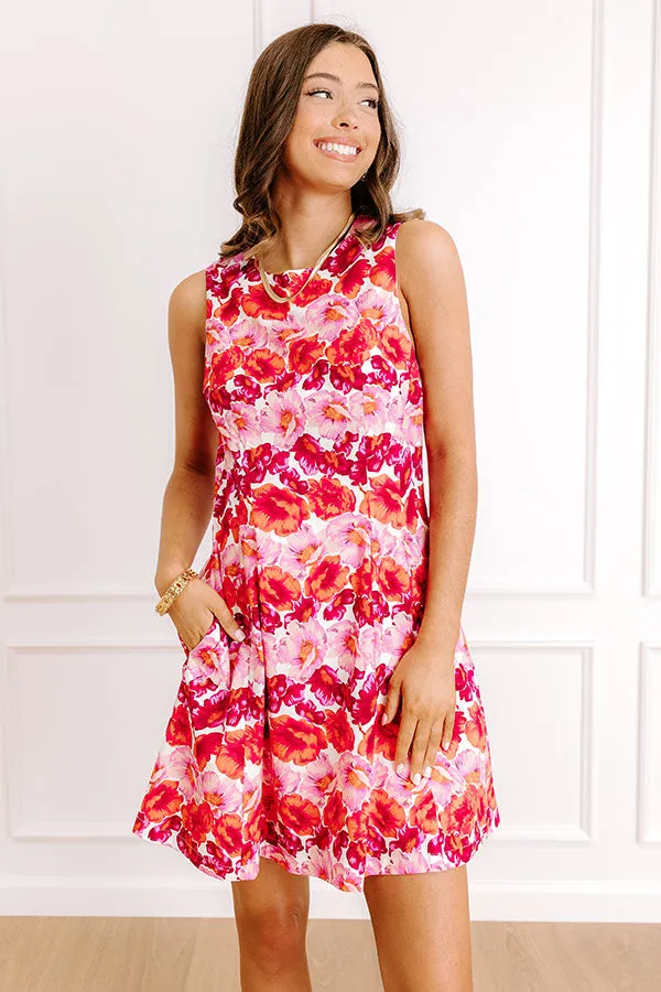Tropical Holiday Mini Dress in Tangerine sold by Impressions product image thumbnail 2