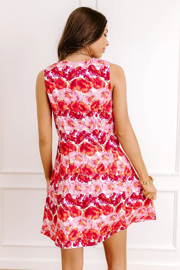 Tropical Holiday Mini Dress in Tangerine sold by Impressions product image thumbnail 4