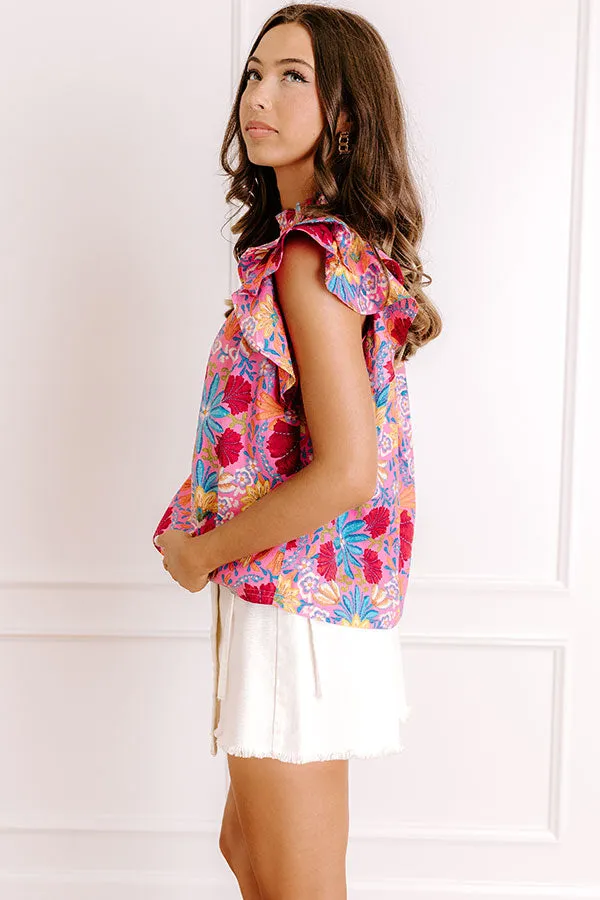 Fiesta Bloom Shift Top sold by Impressions product image thumbnail 3