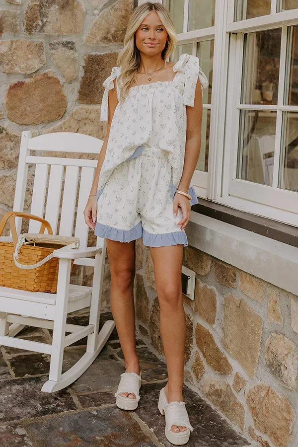 Playful Smile High Waist Floral Shorts sold by Impressions product image thumbnail 5