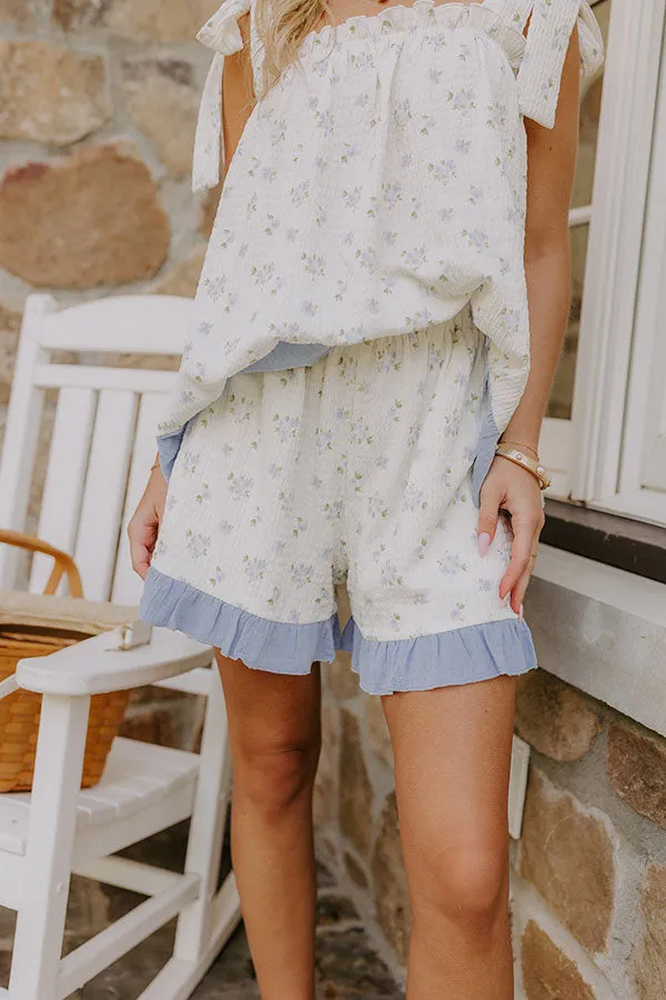 Playful Smile High Waist Floral Shorts sold by Impressions