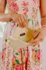 Steph Woven Purse in Ivory sold by Impressions