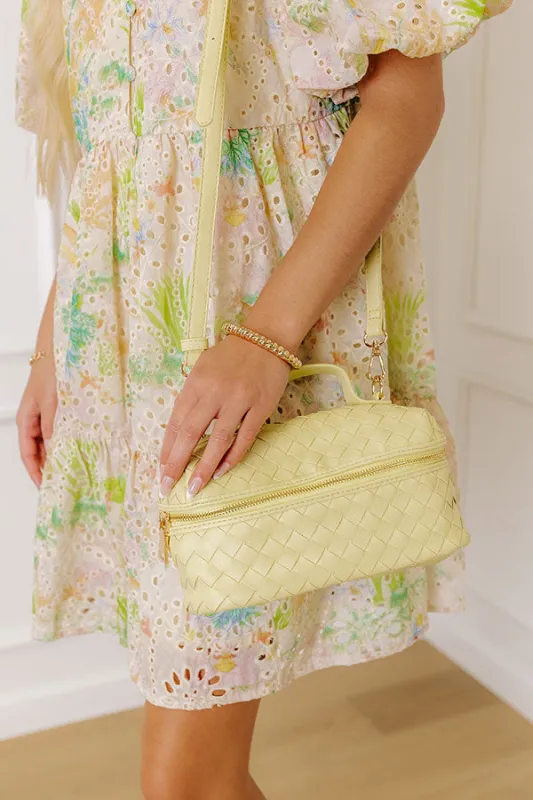 Richie Faux Leather Crossbody in Yellow sold by Impressions
