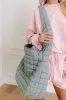 Leda Quilted Puffer Tote in Sage sold by Impressions