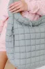 Leda Quilted Puffer Tote in Sage sold by Impressions