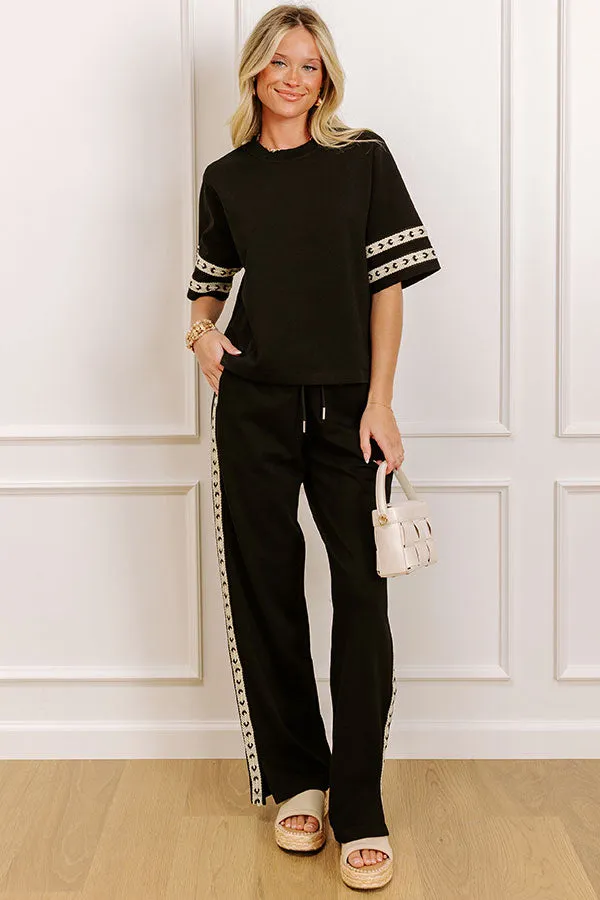 Villa Brunch Shift Top in Black sold by Impressions product image thumbnail 4