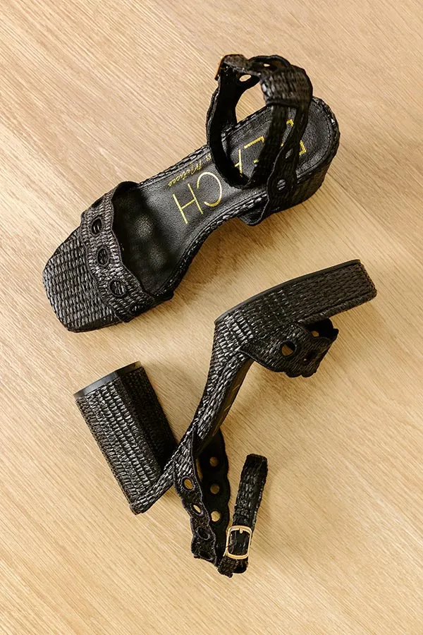 Moorea Raffia Woven Heel sold by Impressions