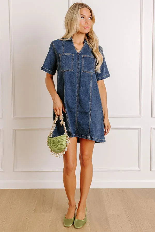 Darling Moment Denim Mini Dress sold by Impressions product image thumbnail 2
