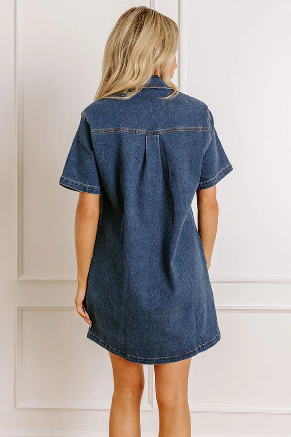 Darling Moment Denim Mini Dress sold by Impressions product image thumbnail 5
