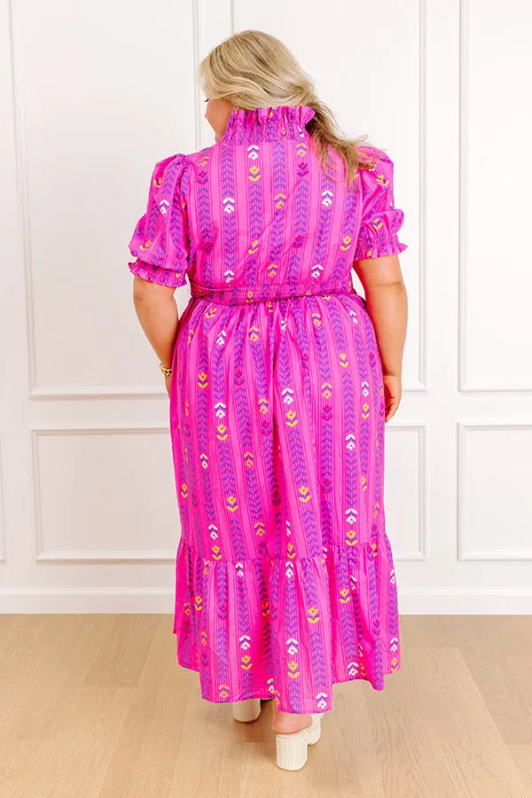 Sunday Chic Floral Midi Dress Curves sold by Impressions product image thumbnail 5