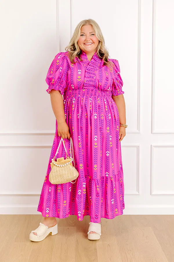 Sunday Chic Floral Midi Dress Curves sold by Impressions product image thumbnail 3