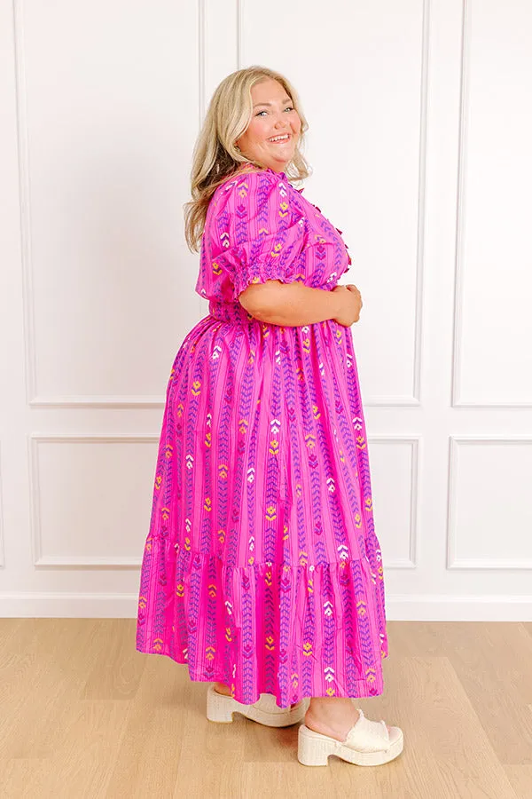 Sunday Chic Floral Midi Dress Curves sold by Impressions product image thumbnail 4