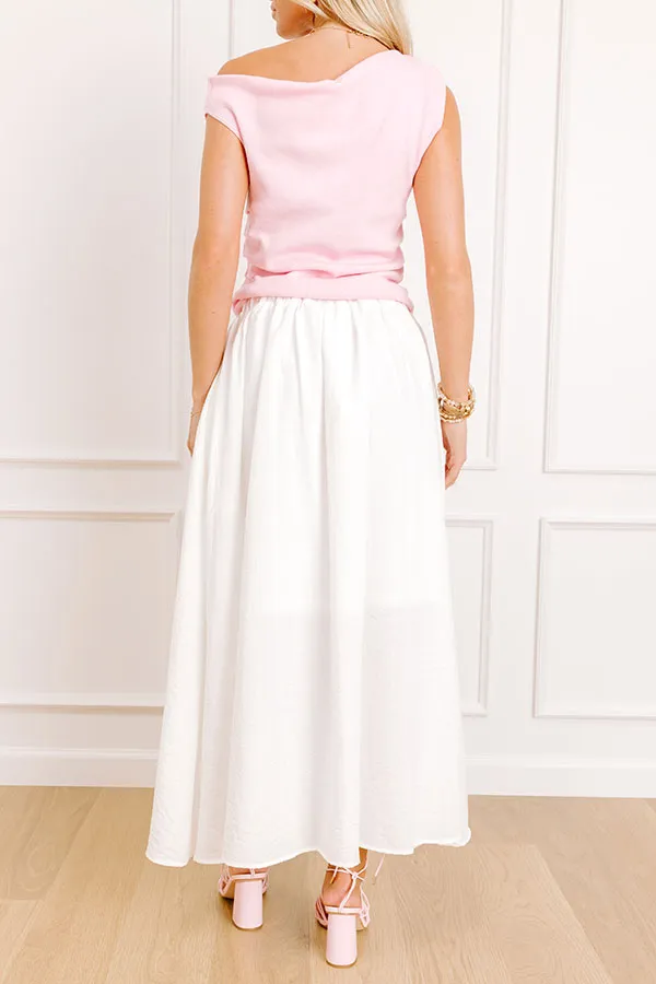 The Eleanor High Waist Midi Skirt sold by Impressions product image thumbnail 3
