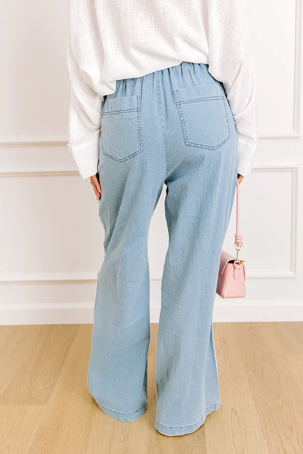 The Sofia Midrise Wide Leg Pants in Ivory sold by Impressions product image thumbnail 3