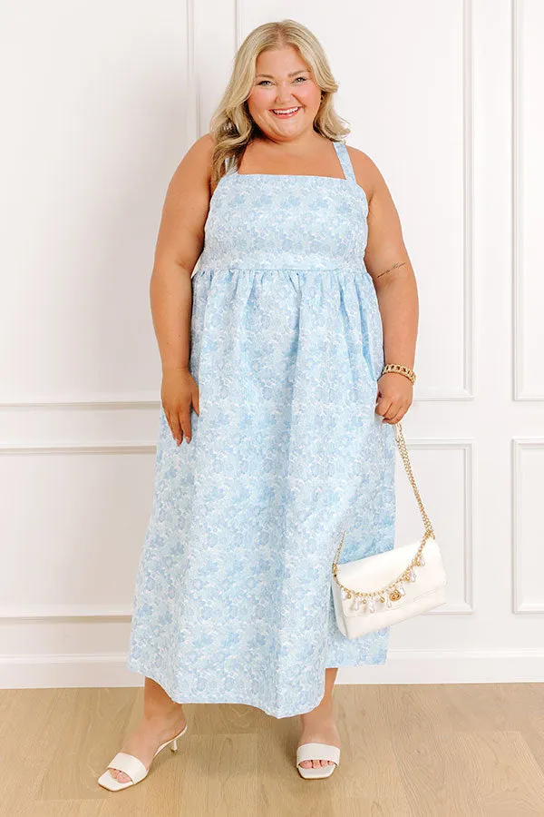 Veranda Brunch Floral Jacquard Midi Dress Curves sold by Impressions product image thumbnail 2