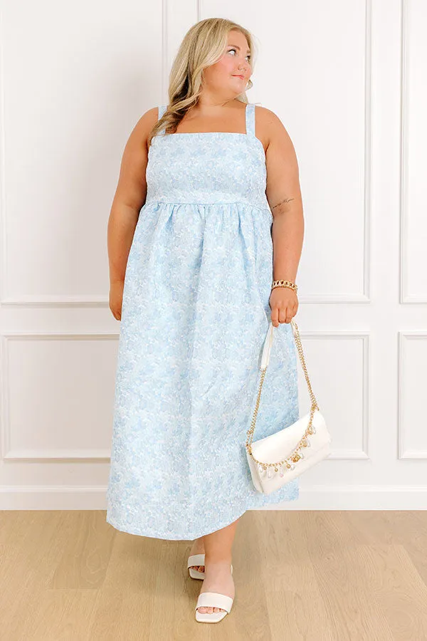 Veranda Brunch Floral Jacquard Midi Dress Curves sold by Impressions product image thumbnail 3