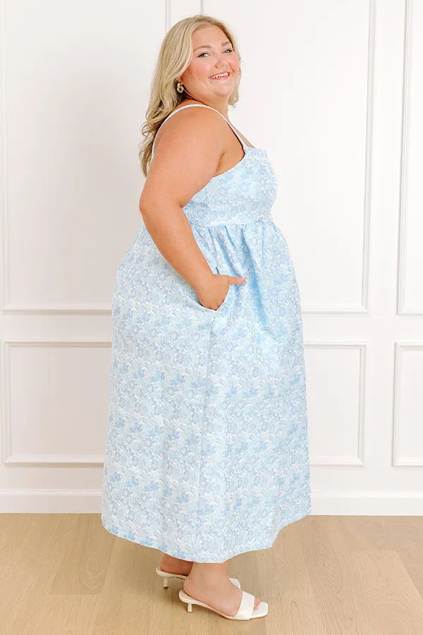 Veranda Brunch Floral Jacquard Midi Dress Curves sold by Impressions product image thumbnail 4